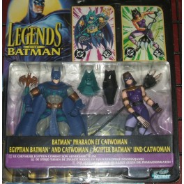 EGYPTIAN BATMAN AND CATWOMAN