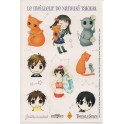 AUTOCOLLANTS FRUITS BASKET