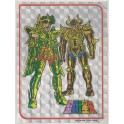AUTOCOLLANTS BRILLANTS SAINT SEIYA TAUREAU /SAGITTAIRE