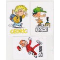 SPIROU CEDRIC & KID PADDLE STICKERS