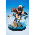 ONE PIECE FIGUARTS ZERO 5TH ANN ED - LUFFY & TRAFALGAR