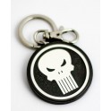 PUNISHER LOGO METAL KEYRING