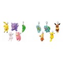 POKEMON SUN & MOON TSUMANDE TSUNAGETE KEYCHAINS COMPLETE SET