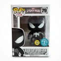 POP ! 79 MARVEL - BLACK SUIT SPIDER-MAN EXCLUSIVE GITD