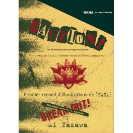 [初版] Nana : 1st illustrations NANA AI YAZAWA 1st Illustration CAUTION Anime Art Book Japan