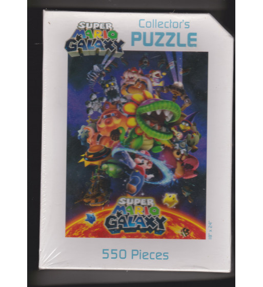 Puzzle Super Mario Galaxy 550 Pièces - Nintendo - 45.72 X 60.96 Cm - Bon état