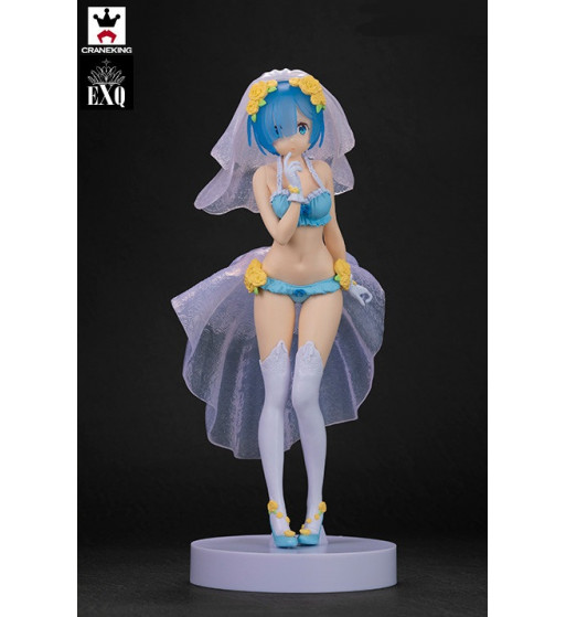 RE:ZERO STARTING LIFE IN ANOTHER WORLD EXQ FIGURE - REM IN BRIDAL LINGERIE