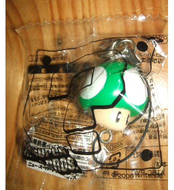 SUPER MARIO BROS WII MUSHROOMS STRAPS - 1 UP KINOKO