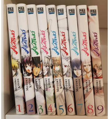 AKATSUKI 1 to 9 COMPLETE SET