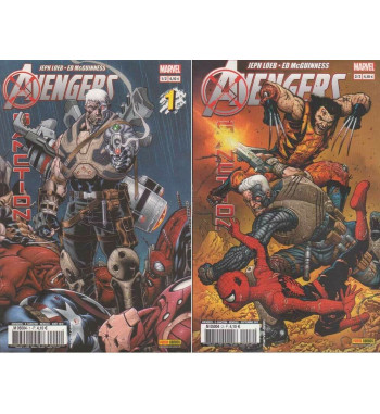 AVENGERS - X-SANCTION 1 & 2 COMPLETE SET