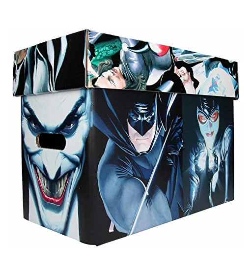 BATMAN UNIVERSE COMICS COLLECTOR SHORT BOX by ALEX ROSS