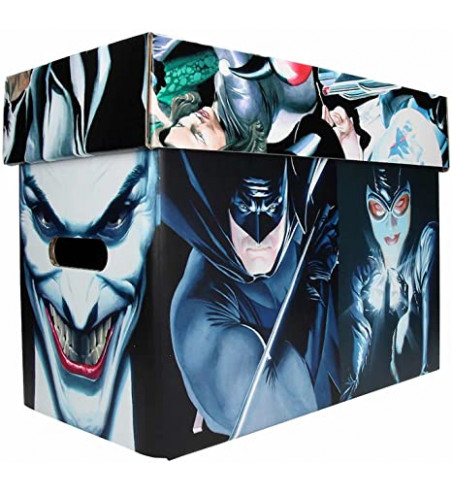 BATMAN UNIVERSE COMICS COLLECTOR SHORT BOX by ALEX ROSS