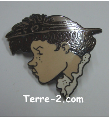 PIN'S JACQUES TARDI - ADELE BLANC SEC PROFIL