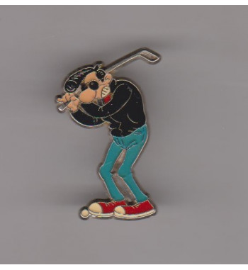 LUCIEN PLAYS GOLF PIN by MARGERIN