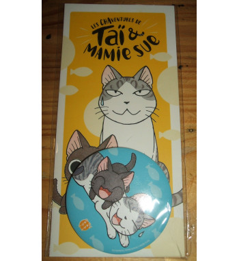 TAI & MAMIE SUE BADGE + BOOKMARK