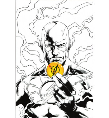 JUSTICE LEAGUE REBIRTH 11 - LE BADGE 2/2 VARIANT