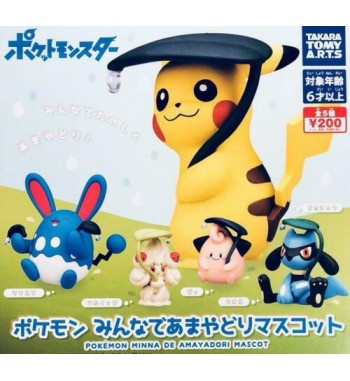 POKEMON  MINNA DE AMAYADORI GASHAPONS COMPLETE SET