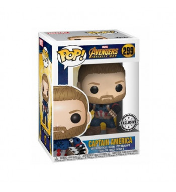 POP ! 299 AVENGERS : INFINITY WAR - CAPTAIN AMERICA EXCLUSIVE