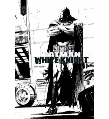 BATMAN - WHITE KNIGHT B&W