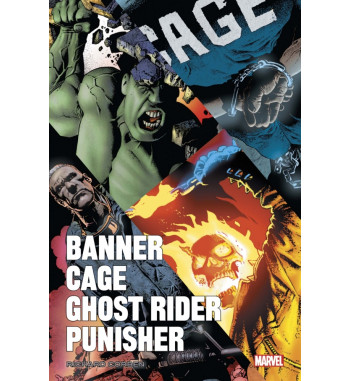 BANNER / CAGE / GHOST RIDER / PUNISHER by RICHARD CORBEN