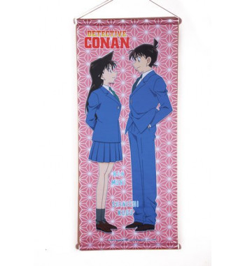 DETECTIVE CONAN WALLSCROLL - RAN & SHINICHI