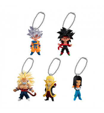 DRAGON BALL SUPER UDM BURST 40 KEYCHAINS COMPLETE SET