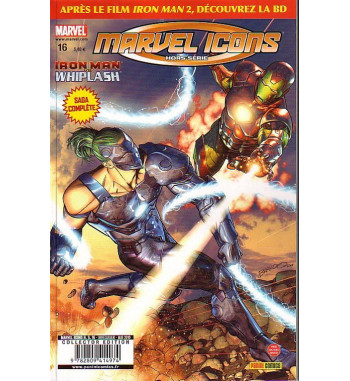 MARVEL ICONS HORS SERIE 16 COLLECTOR - IRON MAN VS WHIPLASH