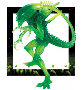 ALIEN SSS PREMIUM BIG FIGURE - ALIEN WARRIOR SKELETON GREEN Ver.