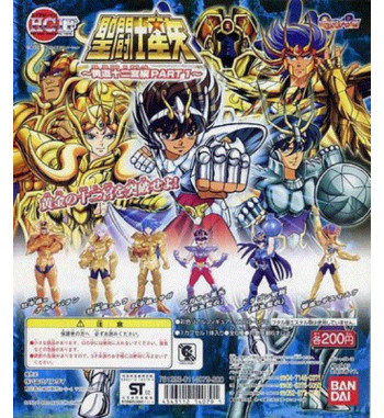 SAINT SEIYA HGIF TWELVE TEMPLES OF ZODIAC PART 1 GASHAPONS COMPLETE SET