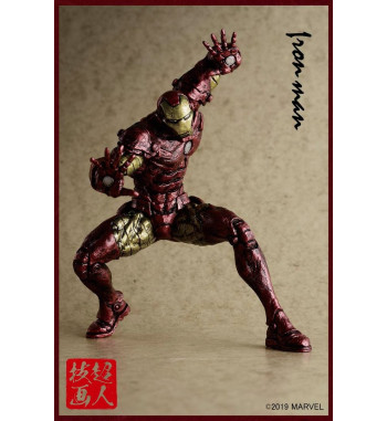 MARVEL CHOUJIN GIGA FIGURES - IRON MAN JAPANESE TRADITIONAL COLOR