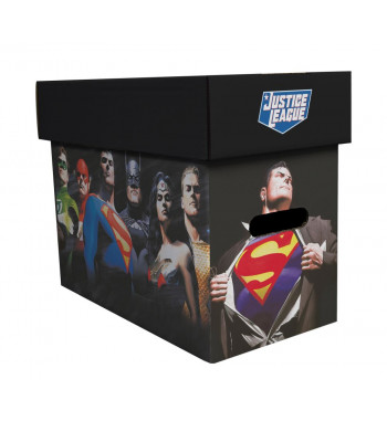 JUSTICE LEAGUE COMICS COLLECTOR SHORT BOX by ALEX ROSS