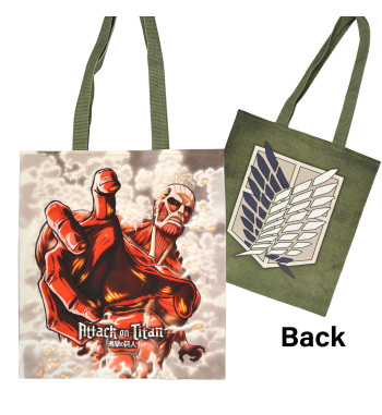 ATTACK ON TITAN COLOSSAL TITAN TOTE BAG
