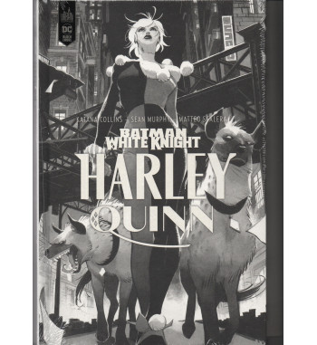BATMAN WHITE KNIGHT - HARLEY QUINN B&W