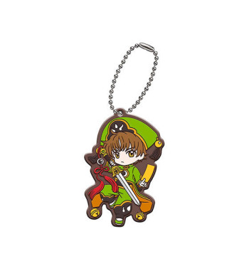 CARD CAPTOR SAKURA : CLEAR CARD HEN RUBBER KEYCHAIN - SHAOLAN LY