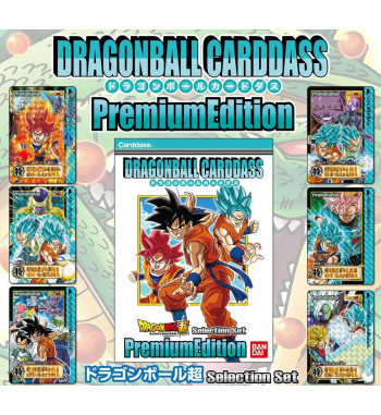 DRAGON BALL CARDDASS PREMIUM EDITION - DRAGON BALL SUPER SELECTION SET