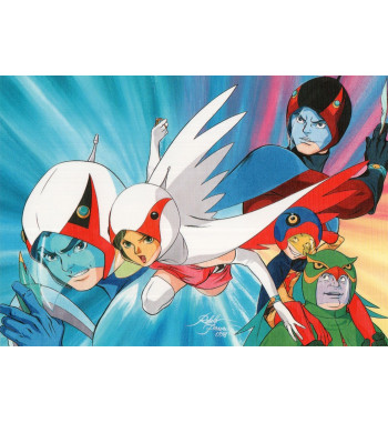 GATCHAMAN / BATTLE OF THE PLANETS POSTCARD