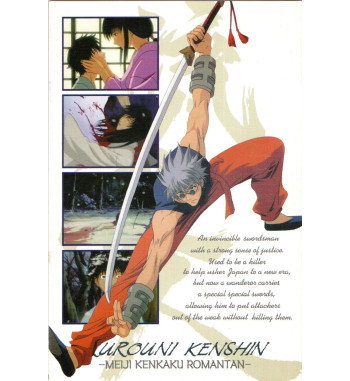 CARTE POSTALE KENSHIN LE VAGABOND - ENISHI YUKISHIRO 2