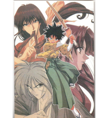 CARTE POSTALE KENSHIN LE VAGABOND - YAHIKO MYOJIN