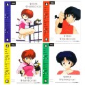 RANMA 1/2 4 INDEX CARDS 0989