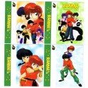 RANMA 1/2 4 INDEX CARDS 0392