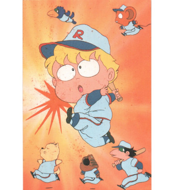RANPOU THE FLYING WARPED BOY POSTCARD