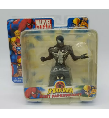 SPIDER-MAN IN BLACK COSTUME BUST PAPERWEIGHT