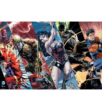 JUSTICE LEAGUE HEROES POSTER