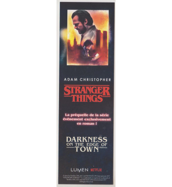 STRANGER THINGS BOOKMARK