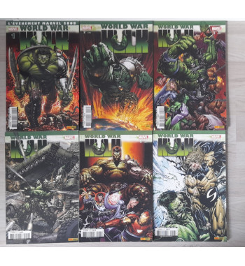WORLD WAR HULK 1 to 6 COMPLETE SET