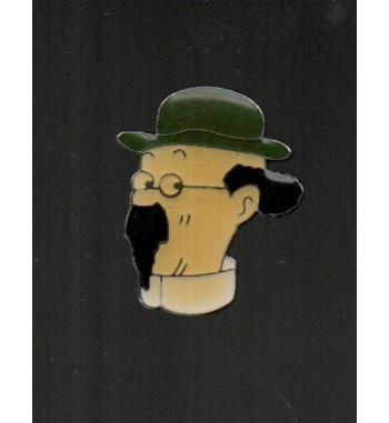 TINTIN METAL PIN - Pr CUTHBERT CALCULUS