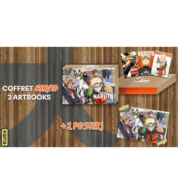 NARUTO 3 ARTBOOKS COLLECTOR BOX
