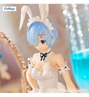 BICUTE BUNNIES FIGURE - RE:ZERO STRATING LIFE IN ANOTHER WORLD - REM WHITE PEARL Ver.