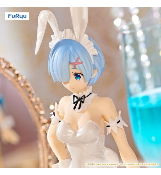BICUTE BUNNIES FIGURE - RE:ZERO STRATING LIFE IN ANOTHER WORLD - REM WHITE PEARL Ver.