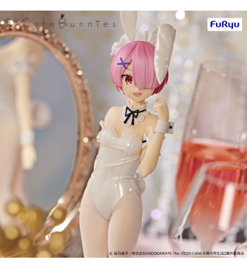 BICUTE BUNNIES FIGURE - RE:ZERO STRATING LIFE IN ANOTHER WORLD - RAM WHITE PEARL Ver.